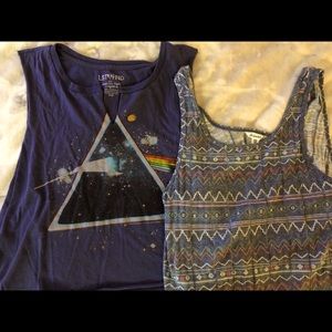 American Eagle and Aeropostale Crop Top Set
